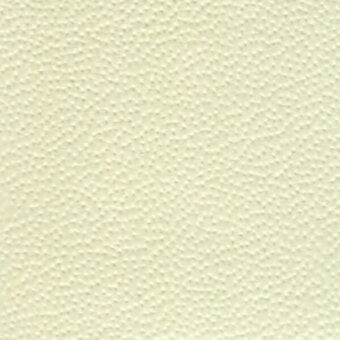 Cream woven texture sample with a matte finish and subtle pebbled pattern, labeled “bross > leather (d) sweet > col. 501”.
